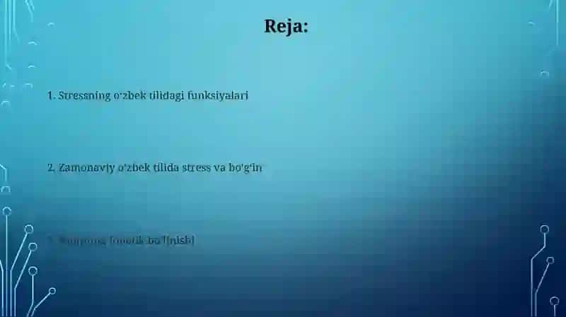 Stressning oʻzbek tilidagi funksiyalari 2