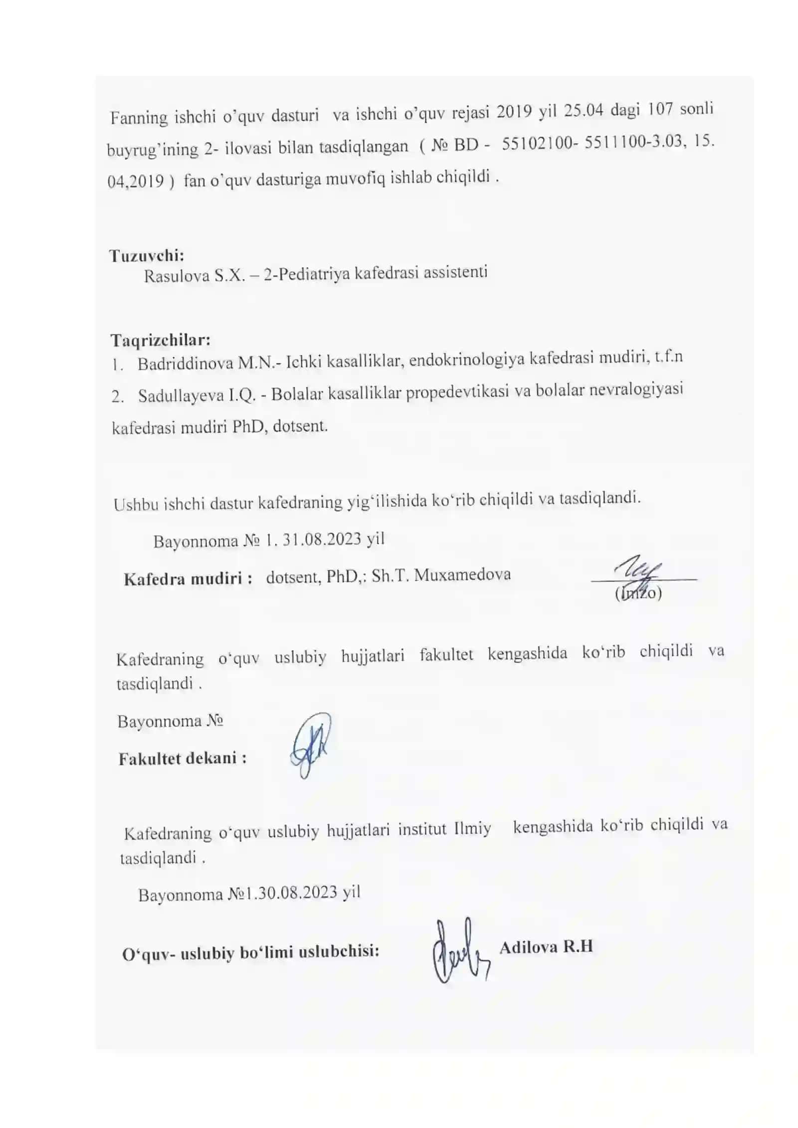 O‘quv modulining dolzarbligi va oliy ta'limdagi o‘rni 2
