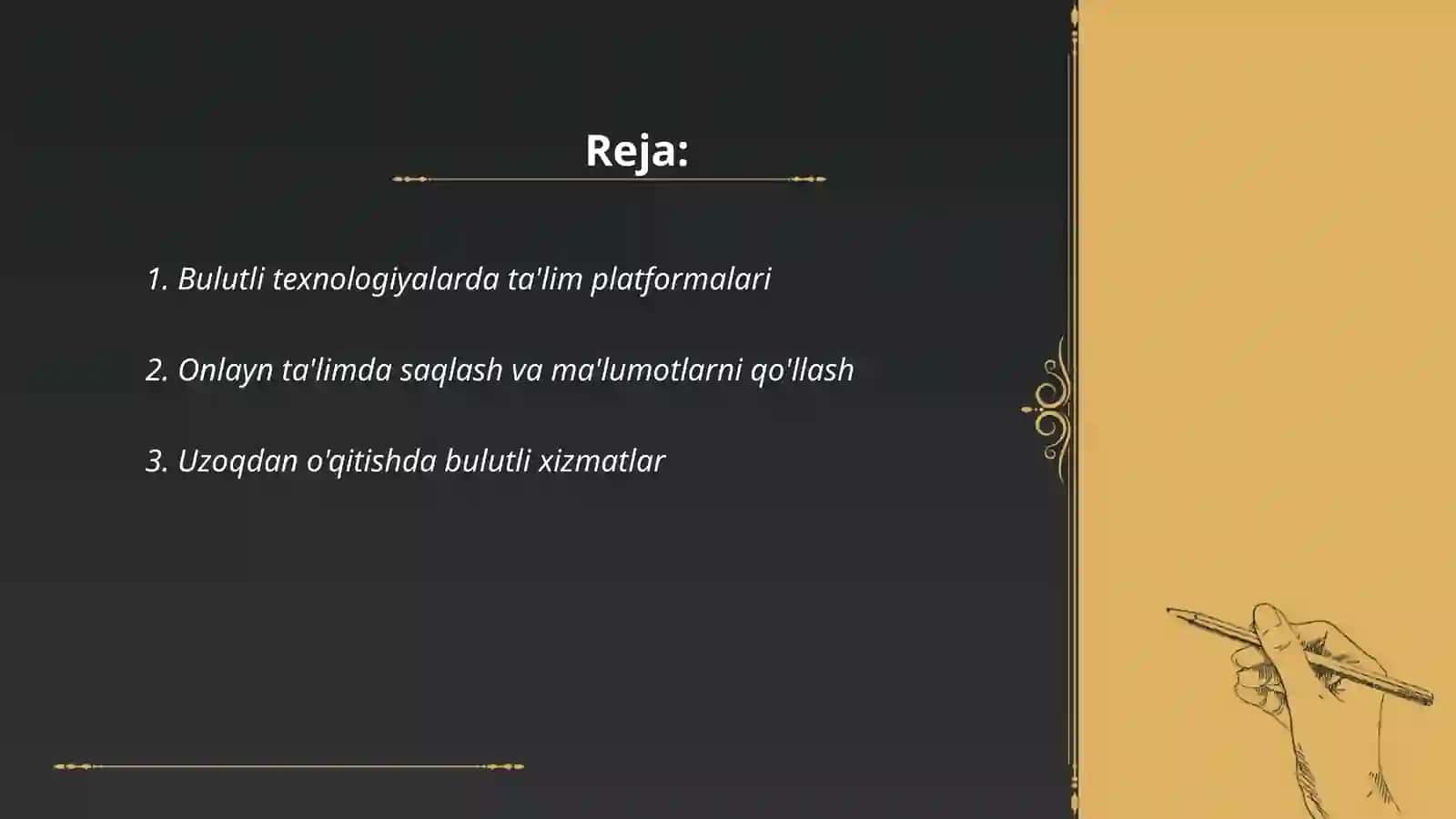 Bulutli texnologiyalarning ta'limiy imkoniyatlari bilan tanishish 2