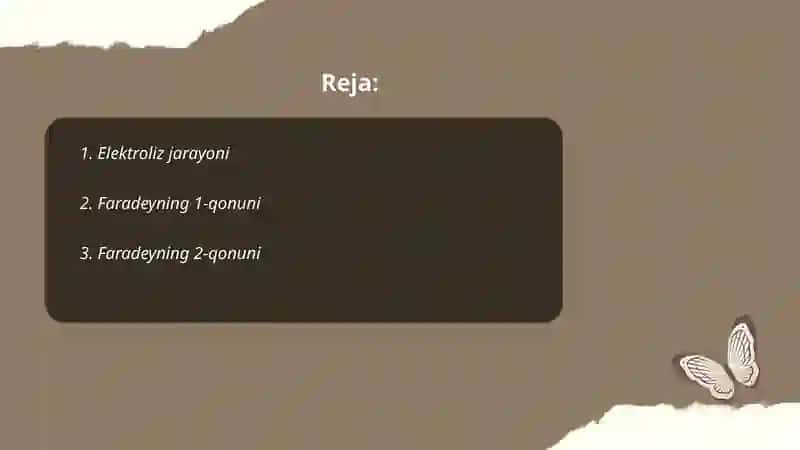 Elektroliz qonunlari 2