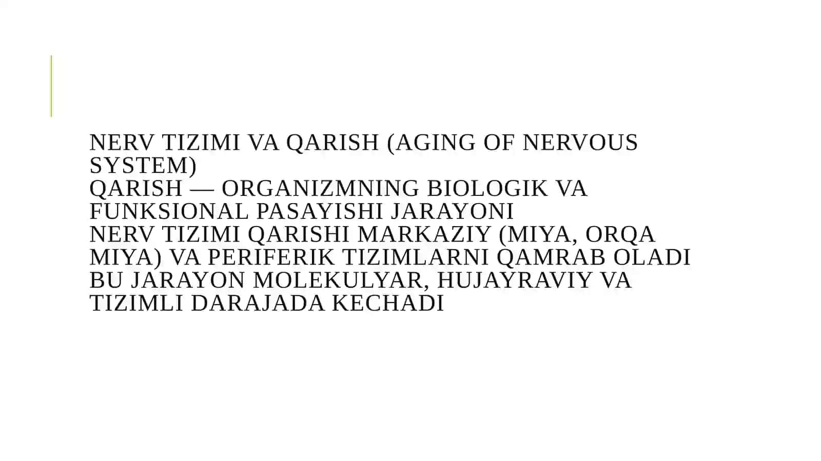 NERV TIZIMI VA QARISH 2
