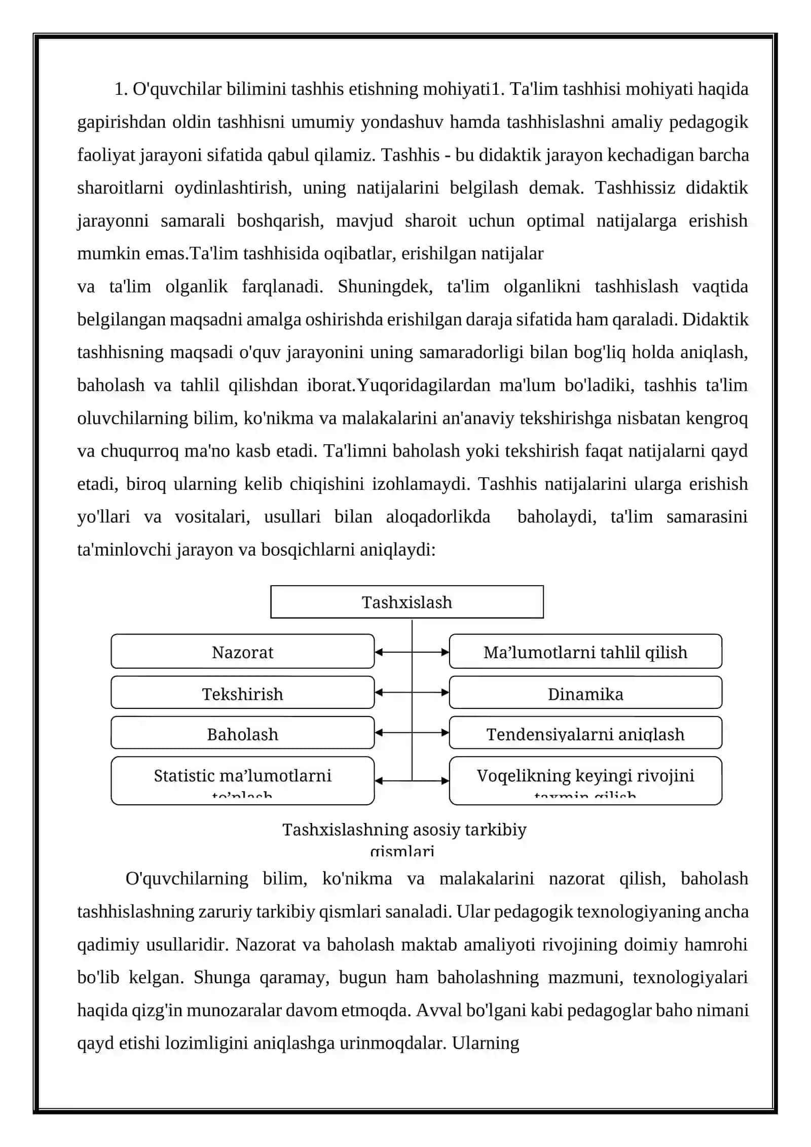 Ta’limni tashxis etish va pedagogik diagnostika 2