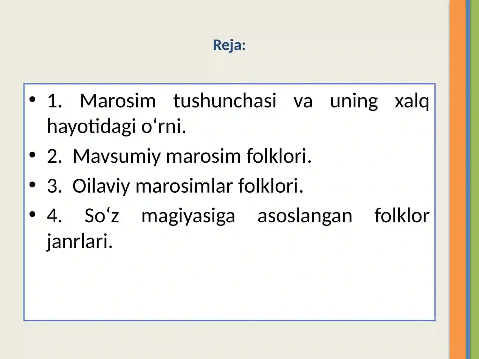 O‘zbek marosim folklori 2