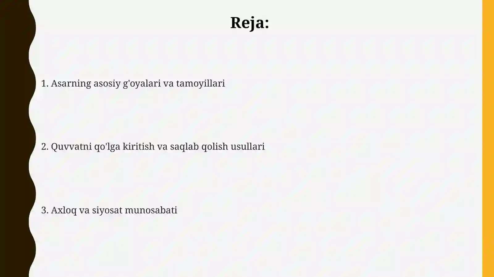 Makiavellining Hukmdor asari 2