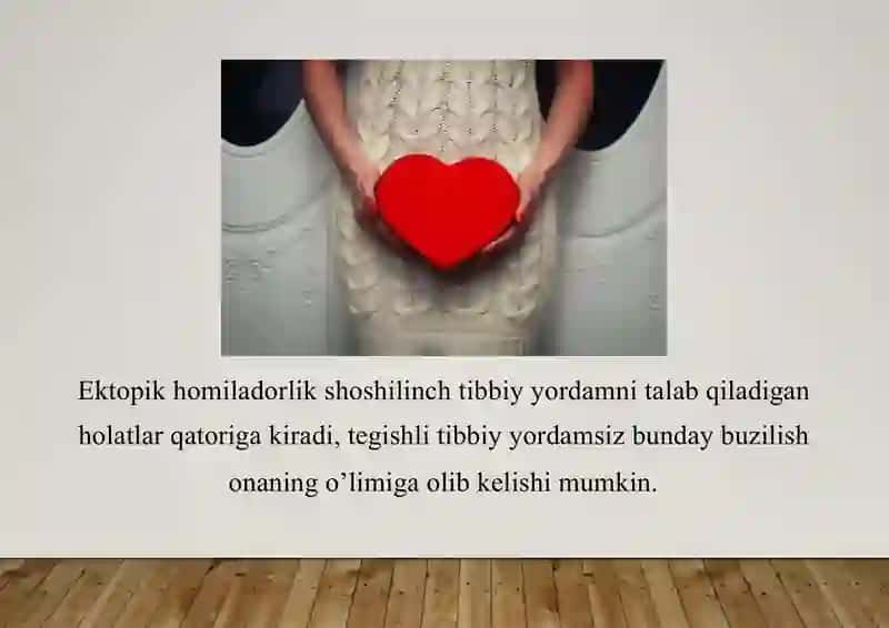 BACHADONDAN TASHQARI HOMILADORLIK 2