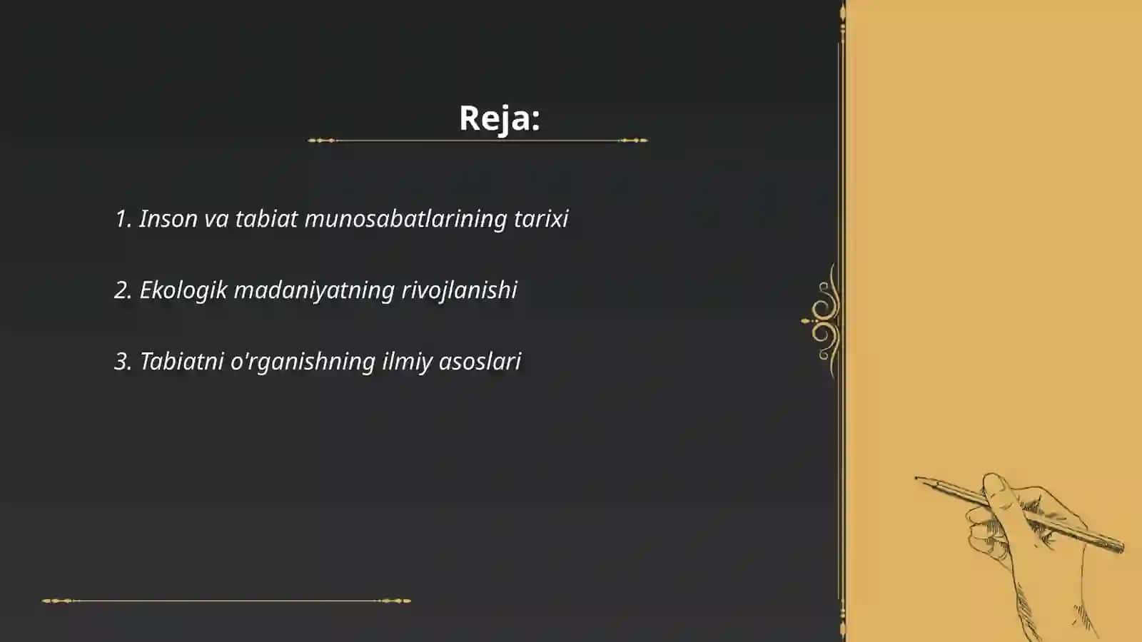 Insonning tabiatdagi o'rnatilishi haqida bilimlarning shakllanishi va rivojlanishi 2