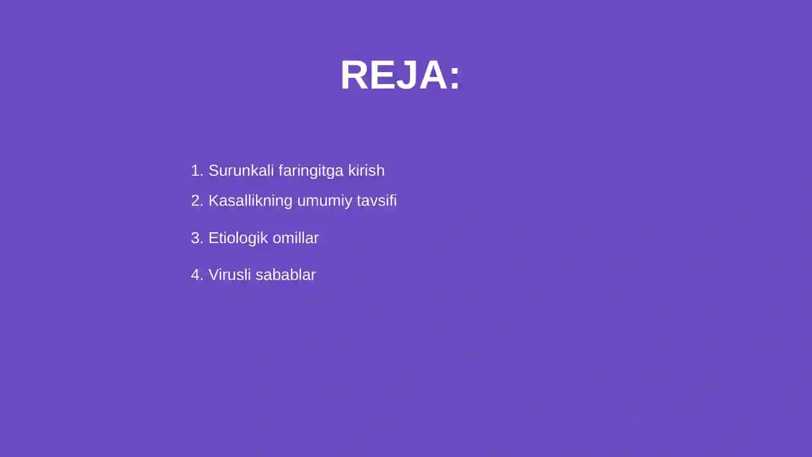 Surunkali faringit: etiologiya, klinika, tashxislash, dif. tashxislash, davolash 2