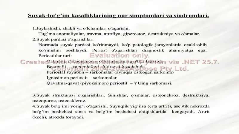 Suyak-bo'g’im kаsаlliklаrining nur tashxisi 2