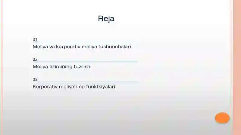 MOLIYA TIZIMINING MARKAZIY BO’G’INI SIFATIDA KORPORATIV MOLIYANING O’RNI 2