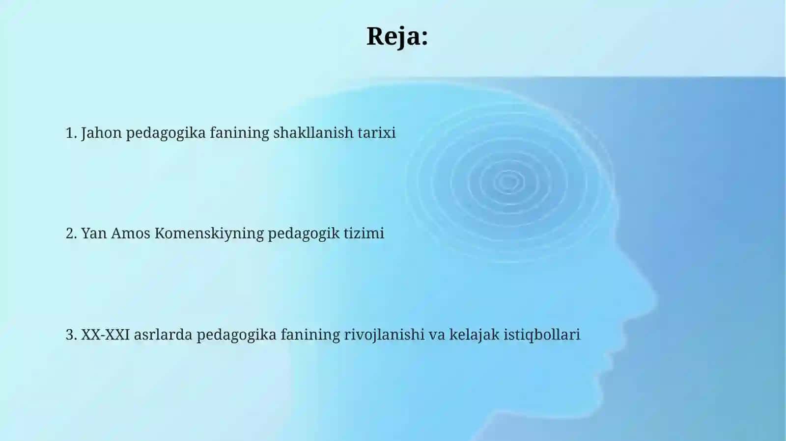 Jahon pedagogika fanining shakllanish tarixi 2