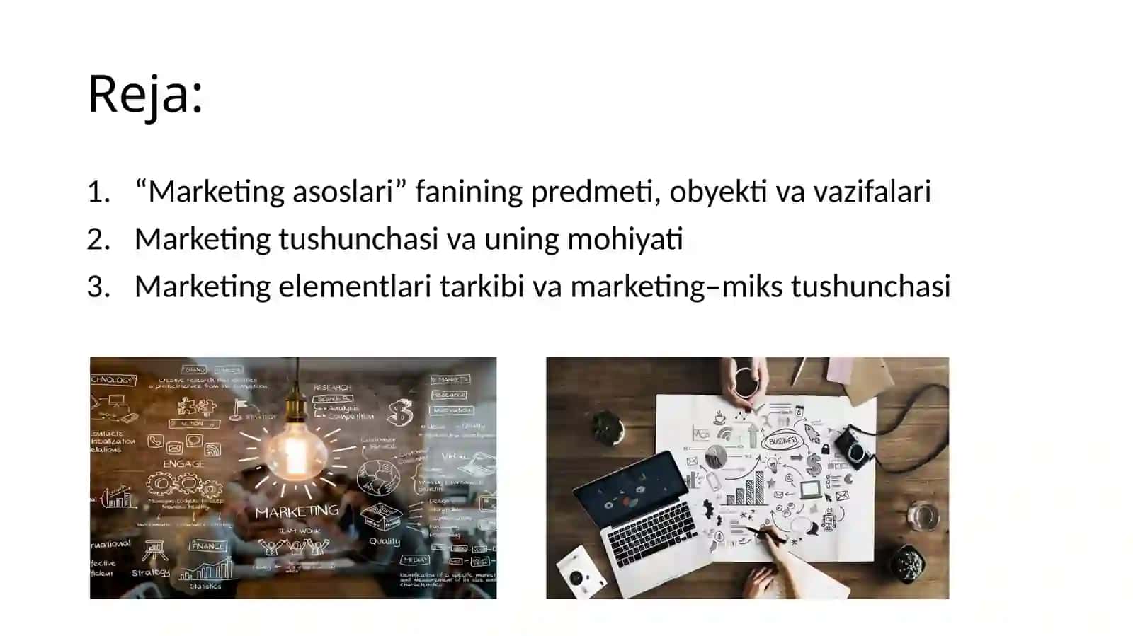MARKETING ASOSLARI FANINING PREDMETI, MAZMUNI VA VAZIFALARI 2