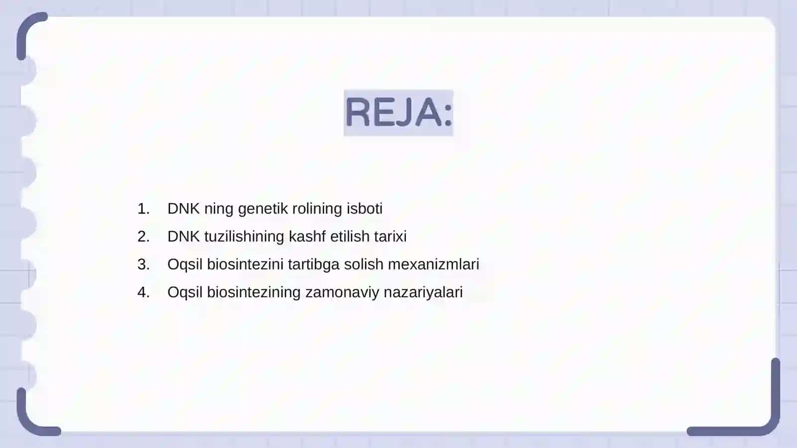 DNK ning genetik rolining isboti 2
