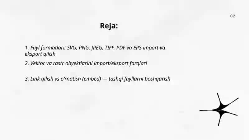 Grafik muharrirda ob’yektlarni import va eksport qilish 2