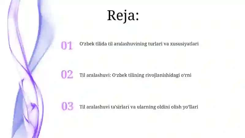 O'zbek Tilining Leksikasiga Til Aralashuvi Ta'siri 2