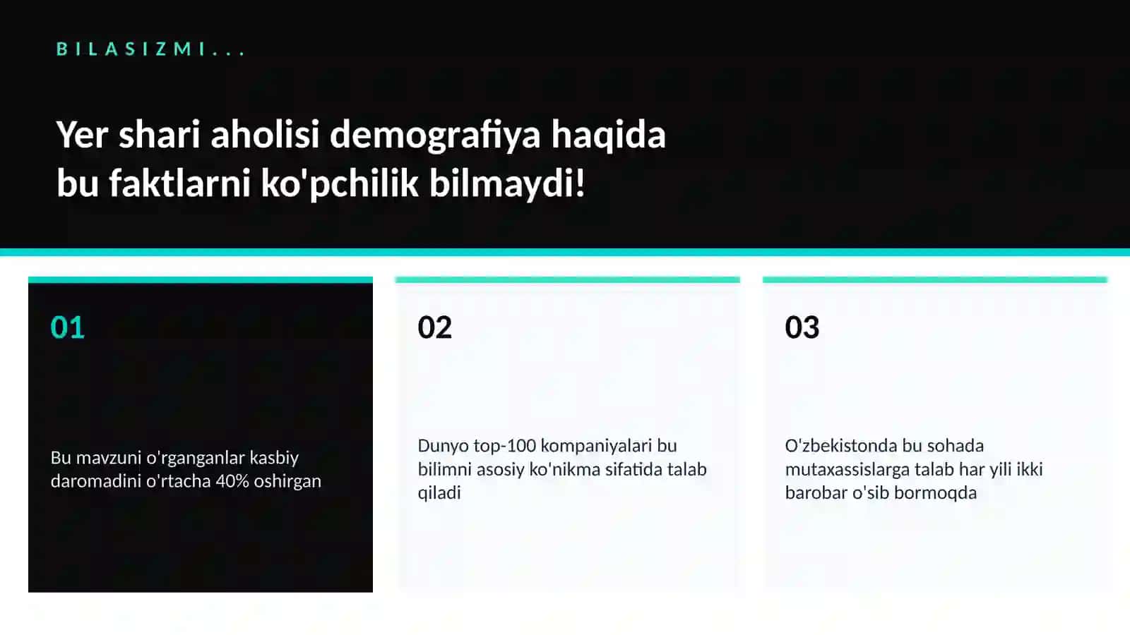 GEOGRAFIYA VA EKOLOGIYA Yer shari aholisi demografiya 2
