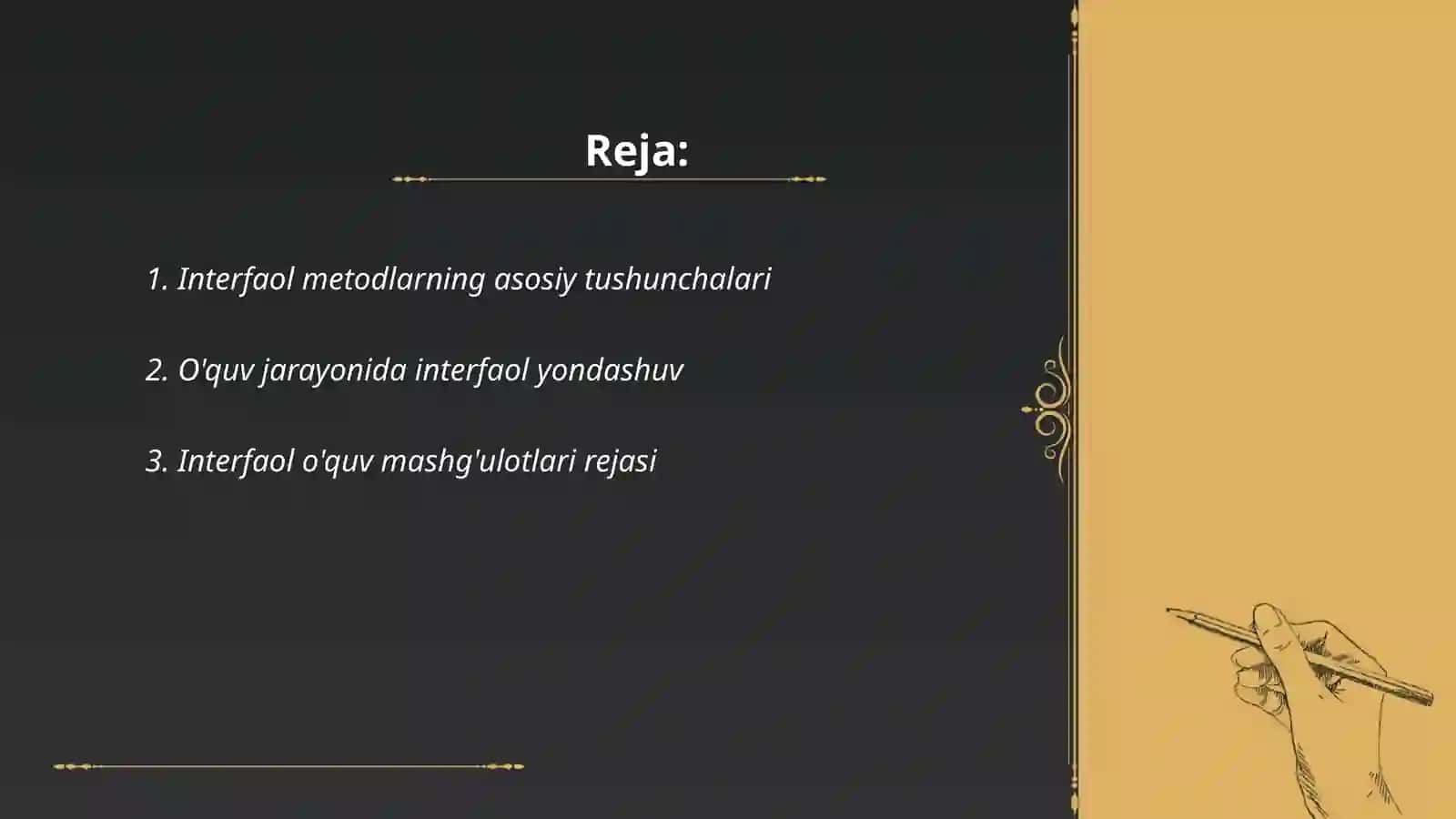 Oʻqitishda interfaol metodlar 2