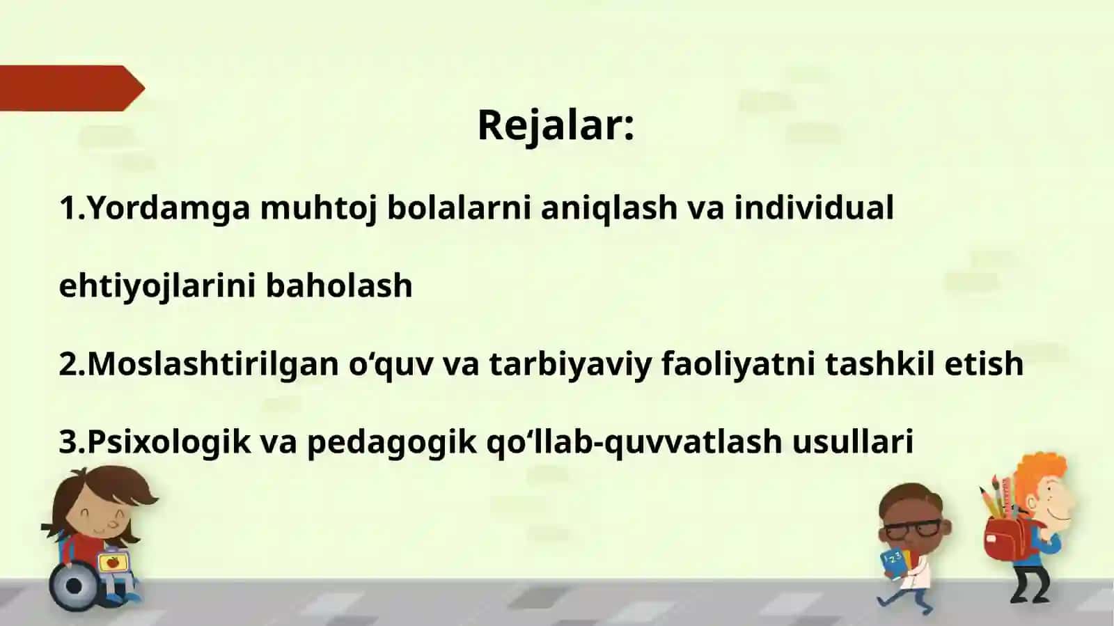 Yordamga muhtoj bolalarni aniqlash va individual ehtiyojlarini baholash 2
