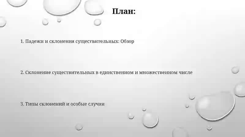 СклонениеСушиствителныхединственноечислоиМножественныечисло 2