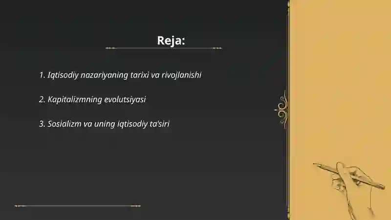 Hozirgi zamon iqtisodiy qarashlari evolutsiyasi 2