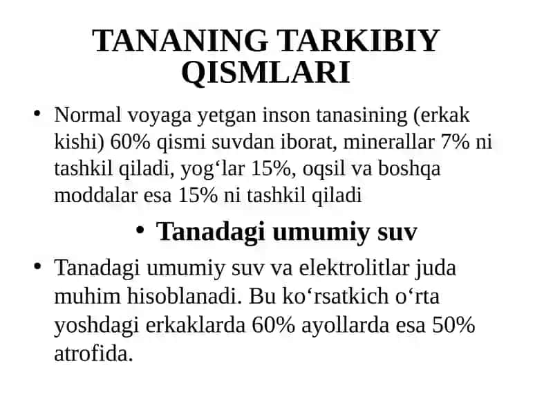 Gomeostazhaqida tushuncha 2