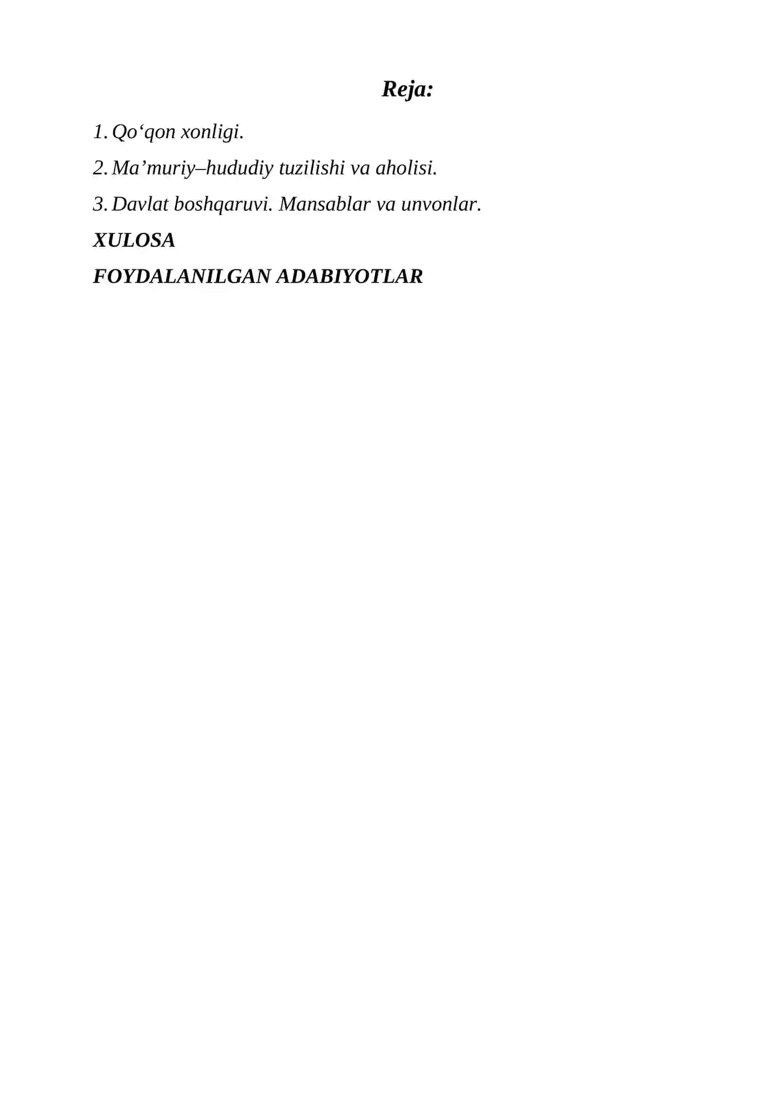 Qo‘qon xonligi davlatchiligi tarix 2