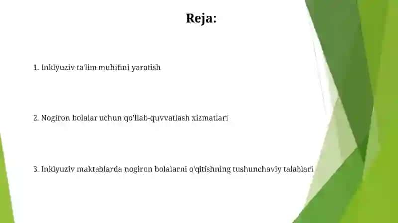 Inklyuziv ta'lim muhitini yaratish 2