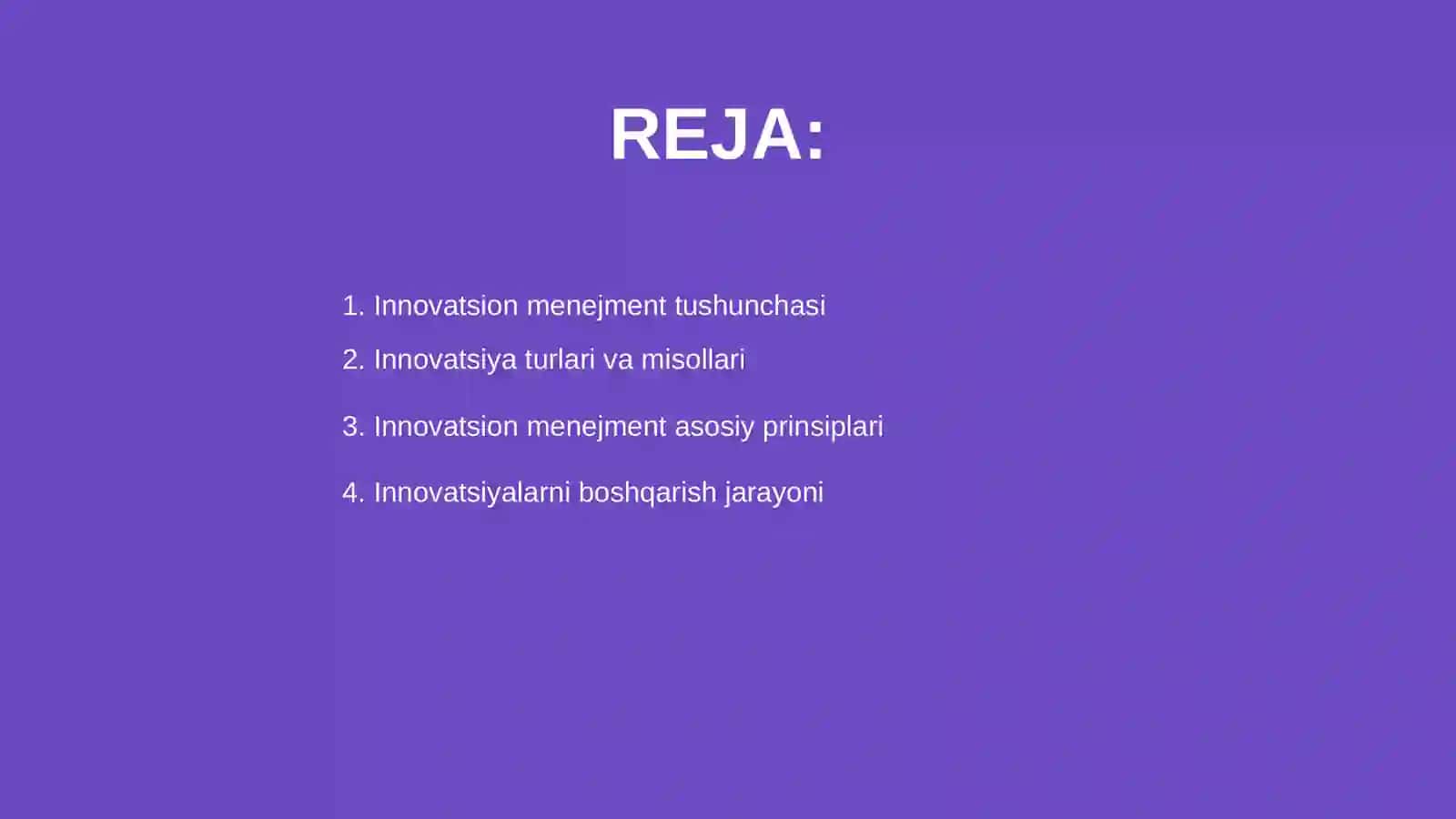 Innovatsion menejment asoslari 2