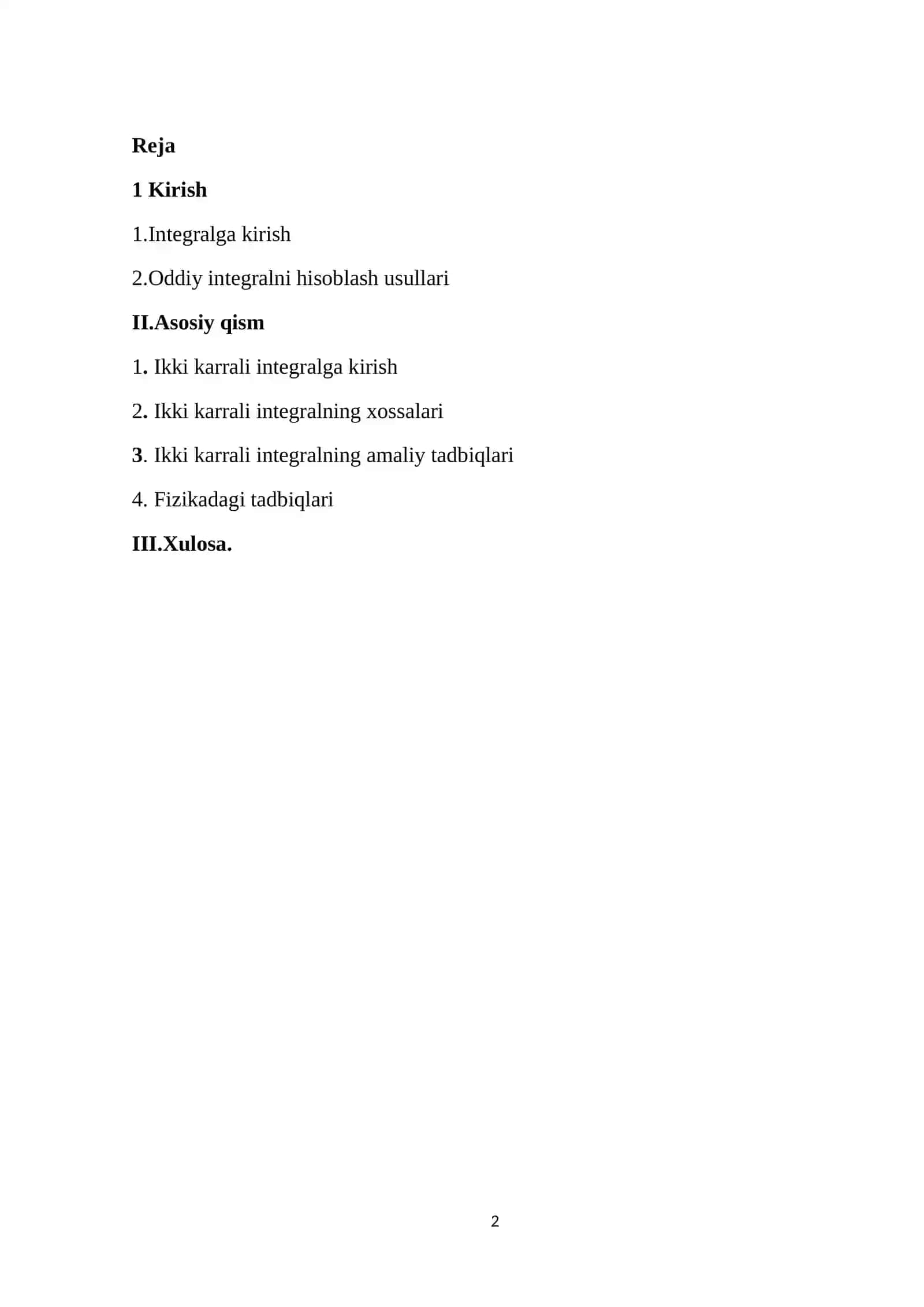 Ikki karrali integral tadbiqlari 2