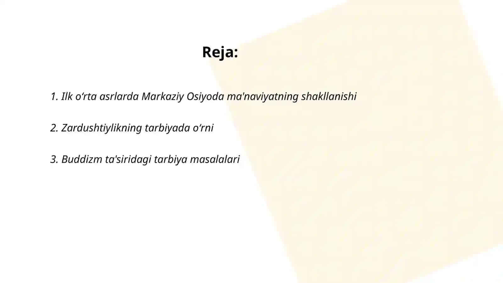 Ilk oʻrta asrlarda Markaziy Osiyoda manavit tarbiya masalari 2
