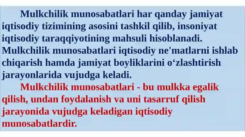 Davlat mulkini xususiylashtirish va boshqarish 2