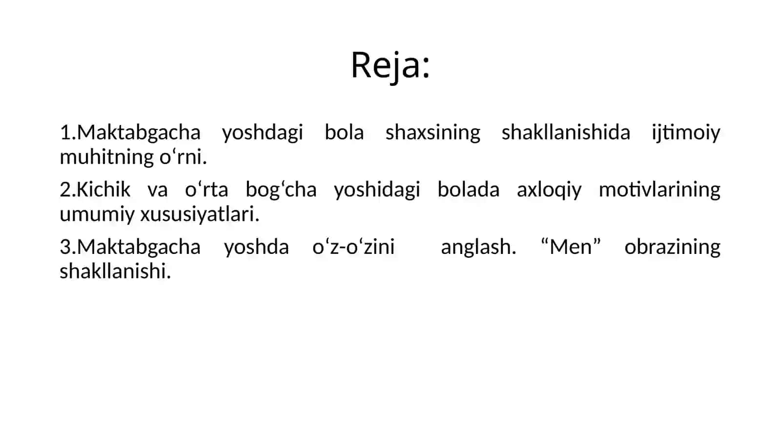 Maktabgacha yoshdagi bolalarda shaxs xususiyatlarining rivojlanishi 2