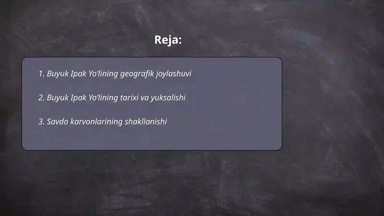 Buyuk Ipak yo‘lining shakllanish tarixi 2