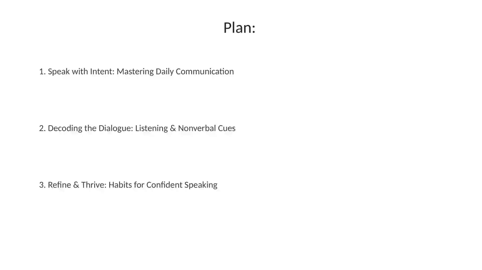 Daily speaking habits 2