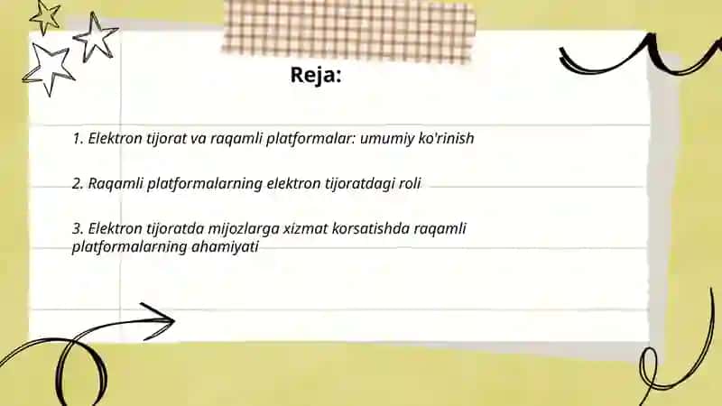 Elektron tijoratda raqamli platformalarning o'rni va ahamiyati 2