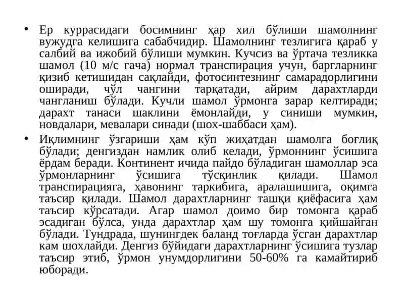 Ўрмон ва шамол 2
