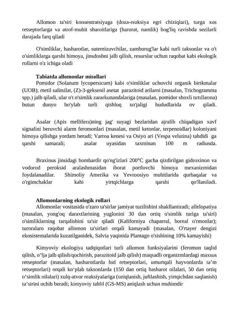 Allomalar haqida slayd 2