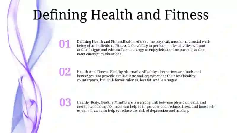 Health And Fitness. Healthy Alternatives 2