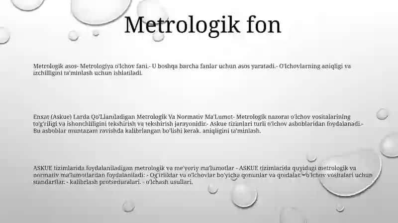 Enxat (Askue) Larda Qo'Llaniladigan Metrologik Va Normativ Ma'Lumot 2