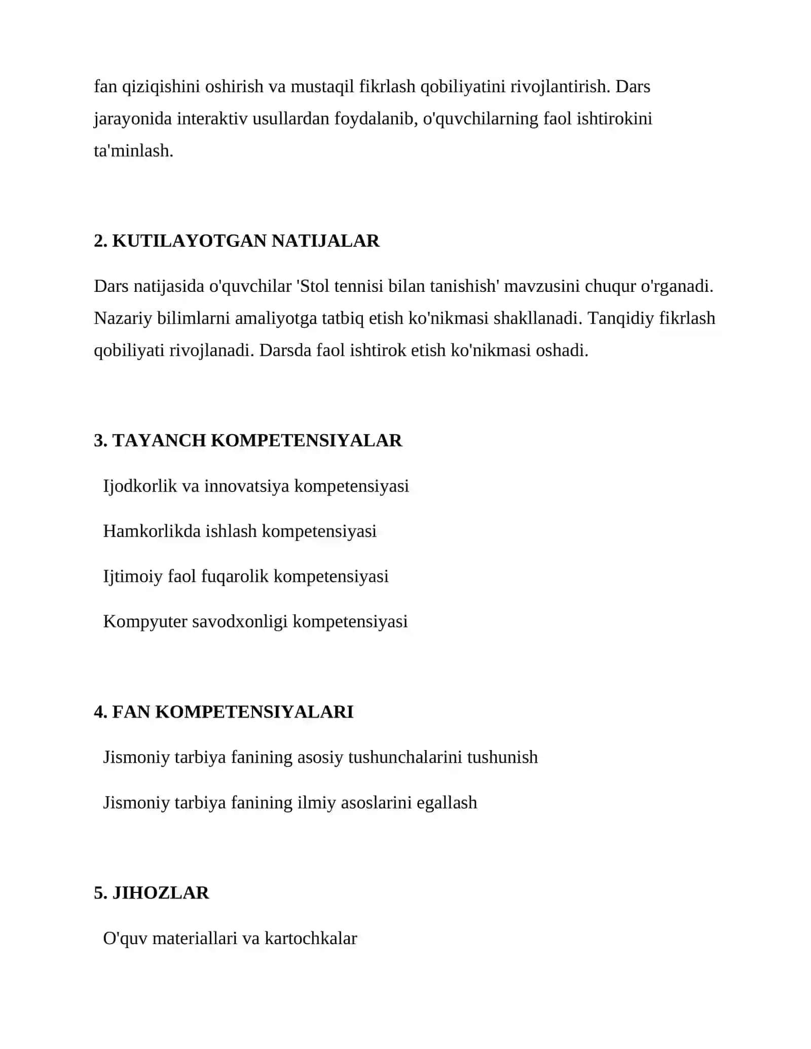 Stol tennisi bilan tanishish 2