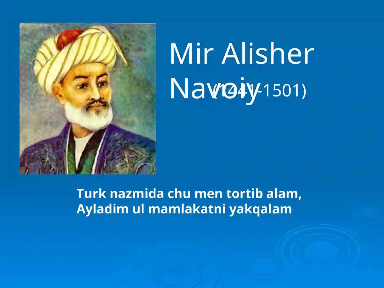 Mir Alisher Navoiy hayoti va ijodi 2