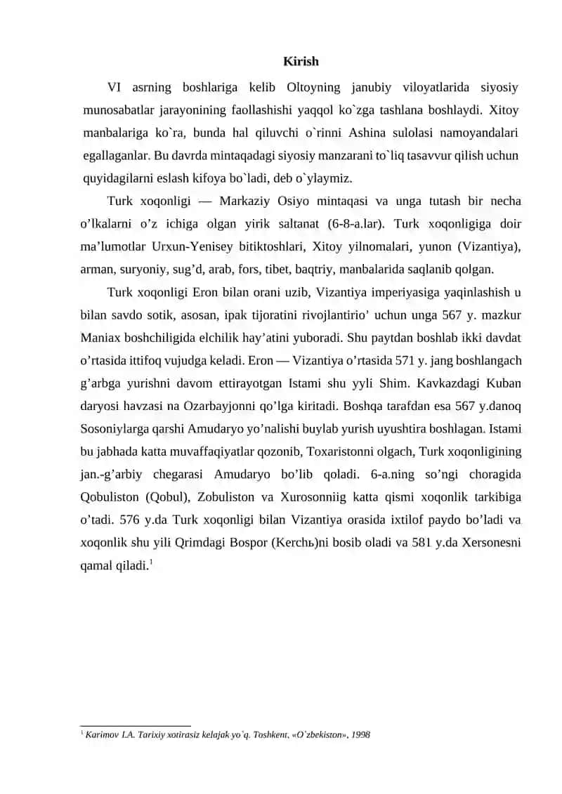 Turk xoqonligi va uning maʼmuriy tuzilishi va davlat boshqaruv tartiblari 2