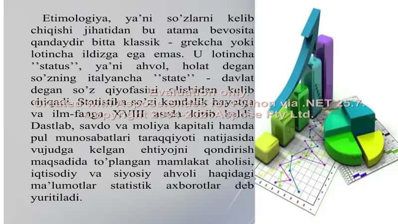 Statistika fanining umumiy tushunchasi 2