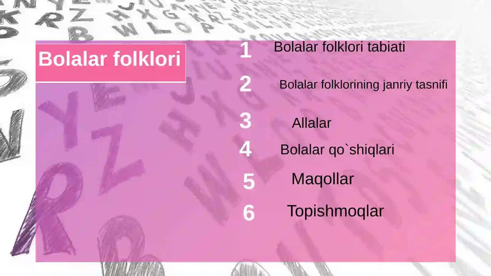 BOLALAR ADABIYOTI 2