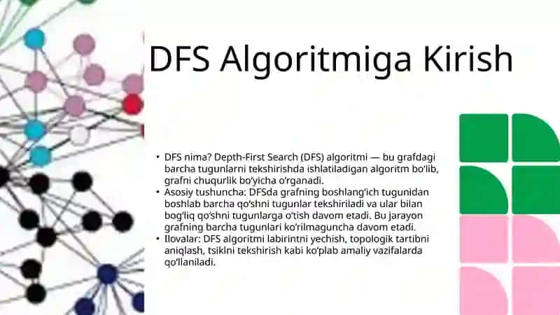Depth-First Search (DFS) Algoritmi 2
