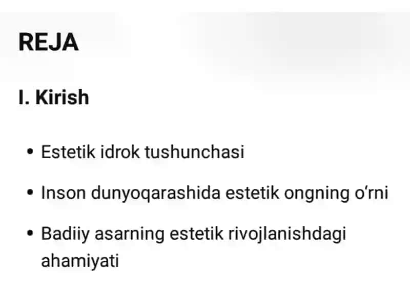 Dunyoning  estetik  idrok etishda badiiy asarlarning ahamiyati 2