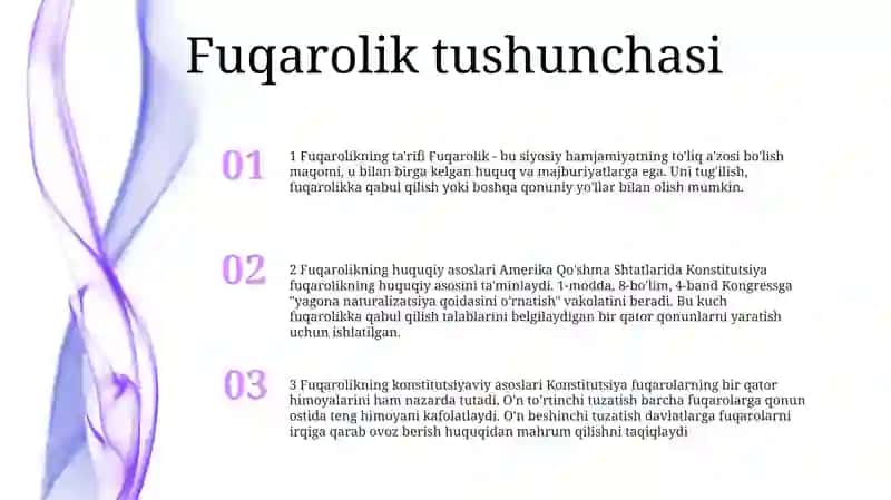 Fuqarolik Tushunchasi Va Uning Kanstitutsiyaviy Asoslari 2