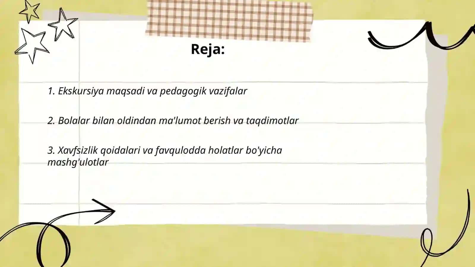 Bolalarni ekskusiyaga tayyorlash 2