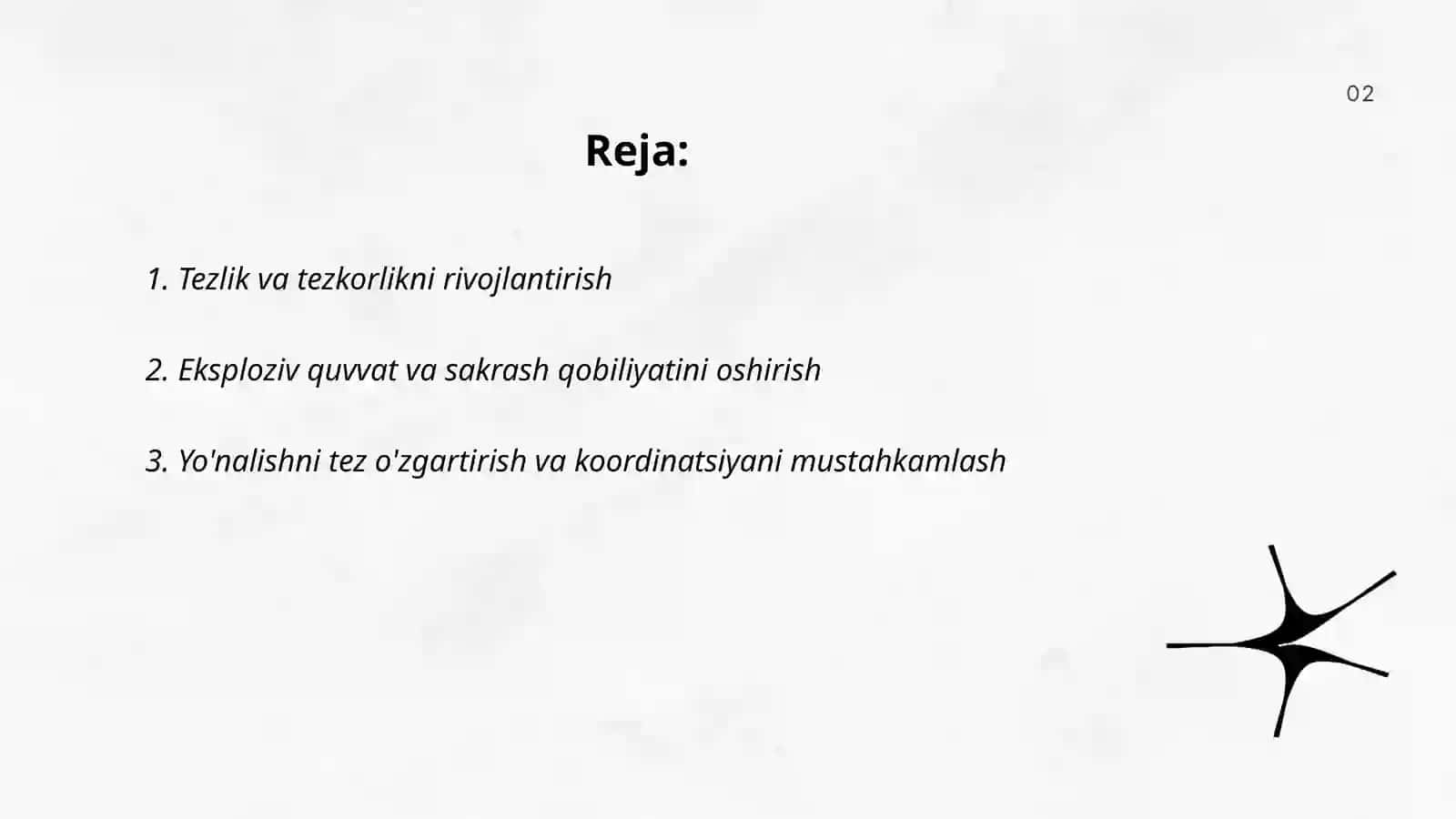 Hujum va himoya usullarini samarali ijro etishga qaratilgan harakat sifatlarini shakllantirish 2