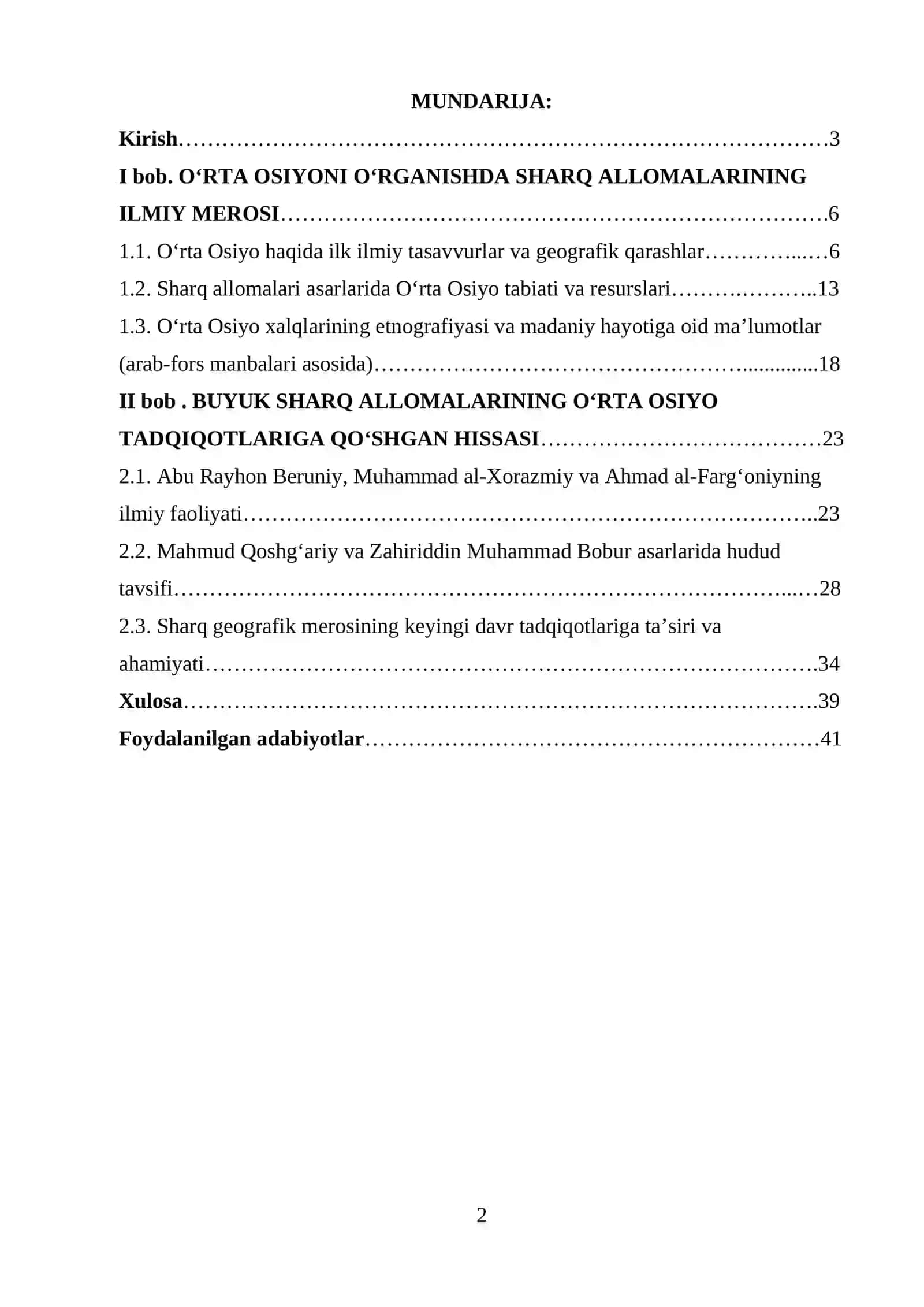 O‘rta Osiyoning sharq allomalari tomonidan o ‘rganilishi 2