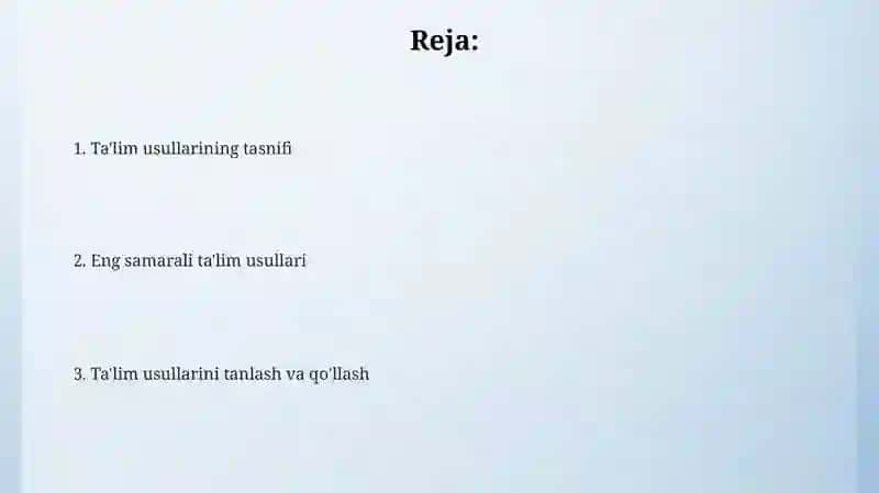 Tarbiyaviy metodlar 2